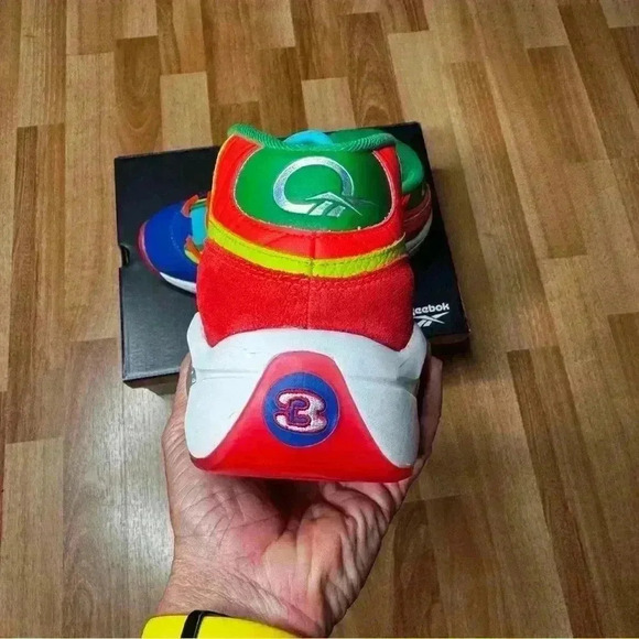 Reebok Question Mid Allen Iverson HP3005 Mens Basketball Shoes  Size 7 - Picture 6 of 13